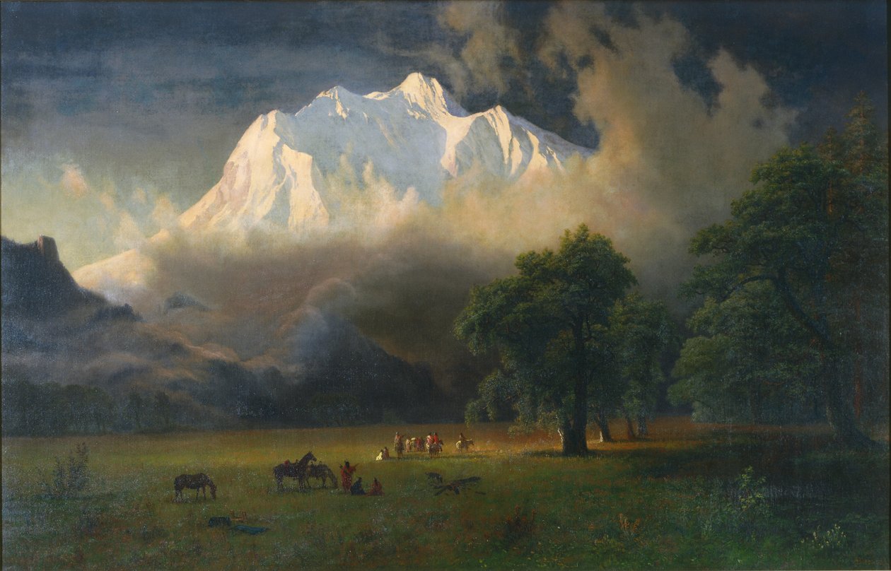 Góra Adams, Waszyngton autorstwa Albert Bierstadt
