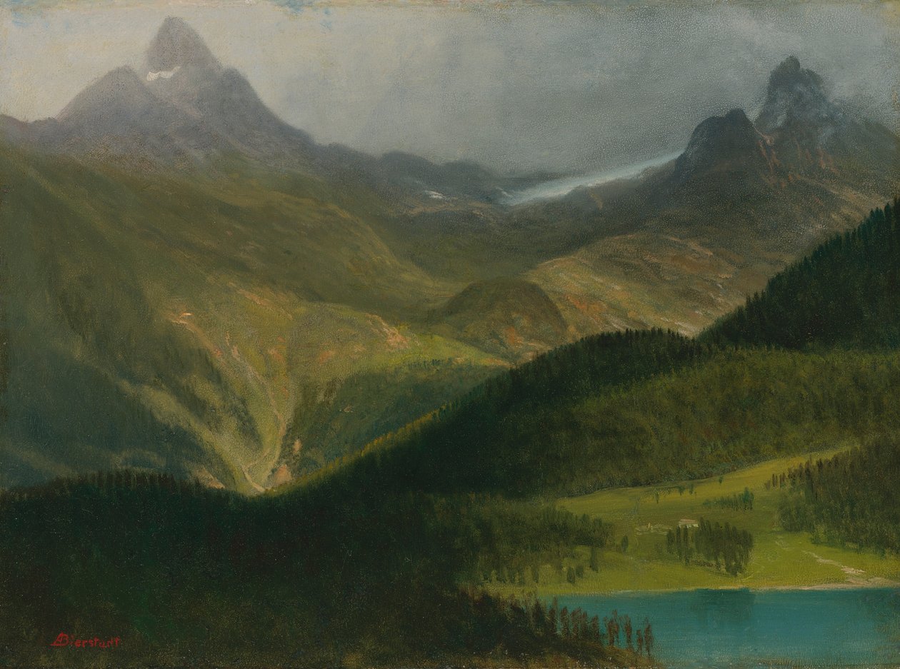 Górski krajobraz autorstwa Albert Bierstadt