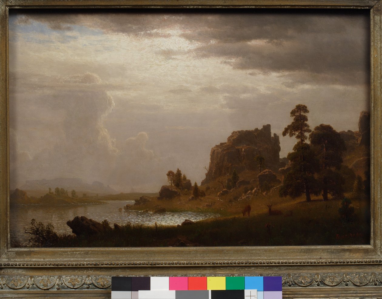 Na słodkiej wodzie w pobliżu Devils Gate, Nebraska, 1860 autorstwa Albert Bierstadt