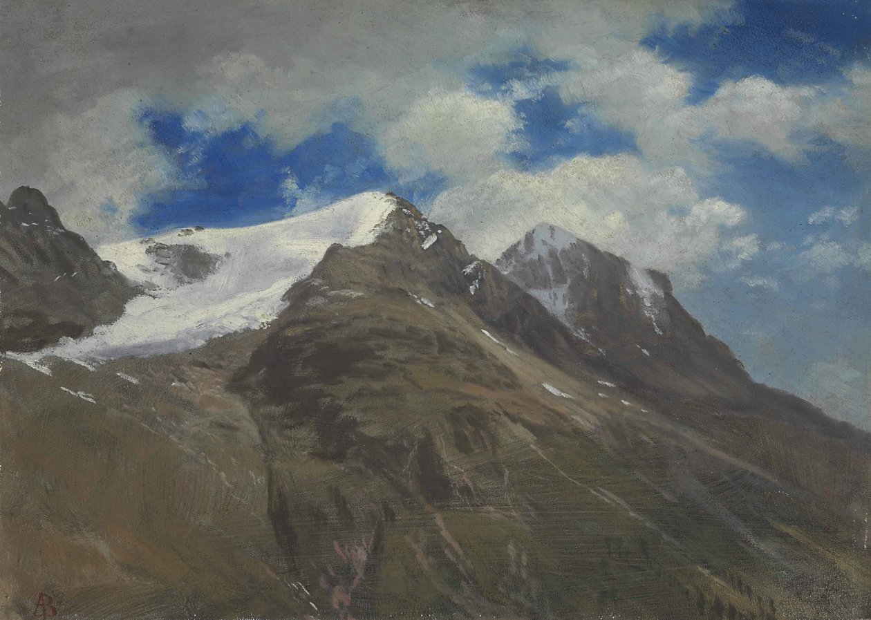 Szczyty Gór Skalistych autorstwa Albert Bierstadt