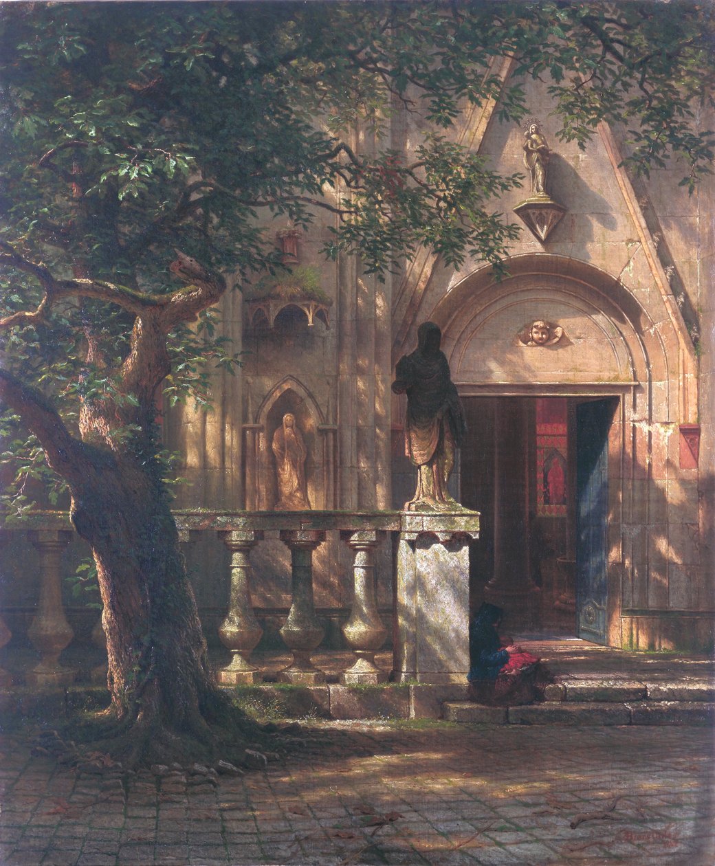 Światło słoneczne i cień autorstwa Albert Bierstadt