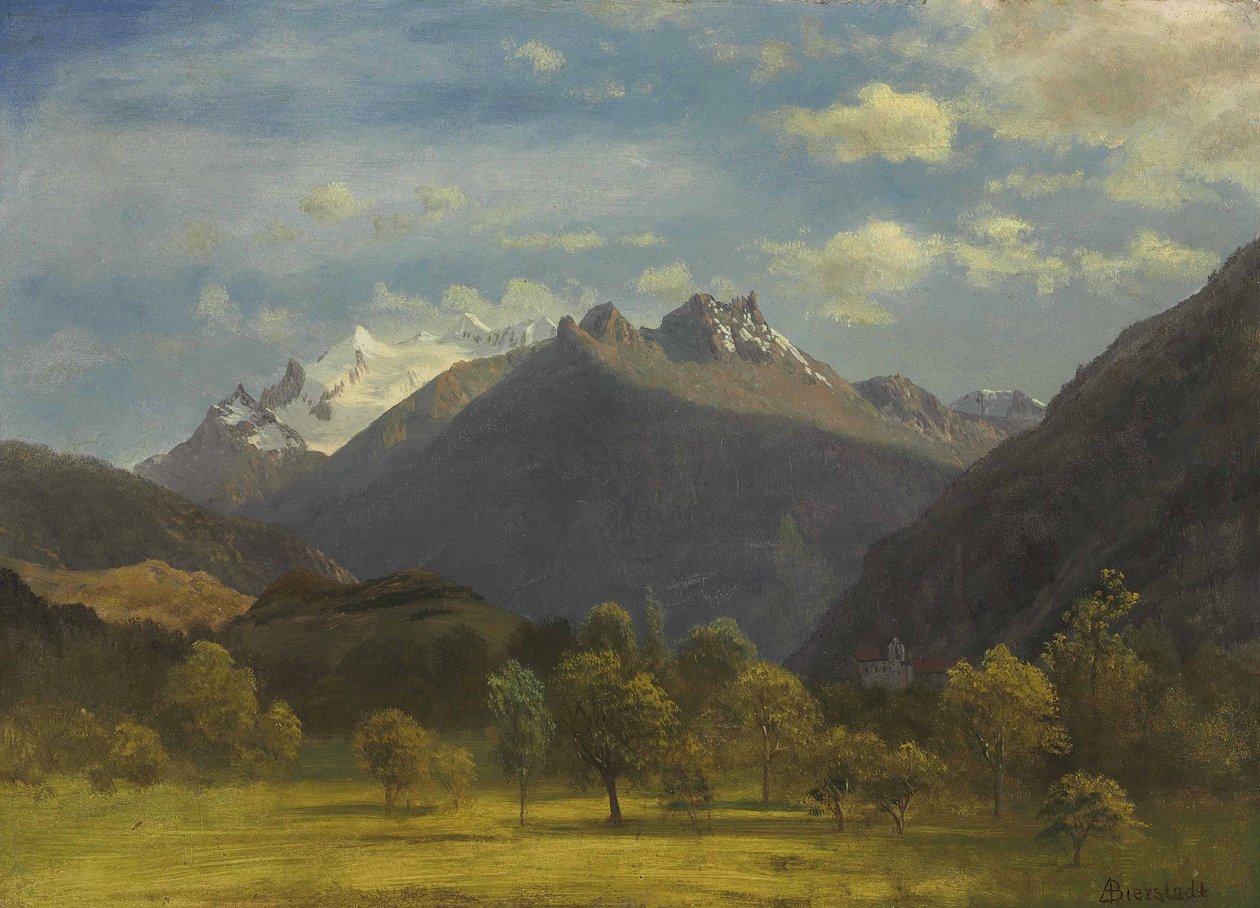 Alpy z Visp autorstwa Albert Bierstadt
