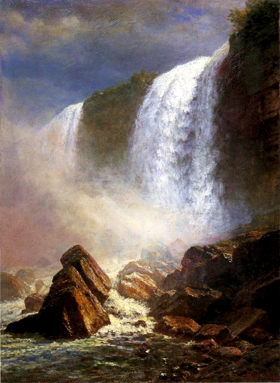 Wodospad Niagara | Albert Bierstadt | Wydruk artystyczny