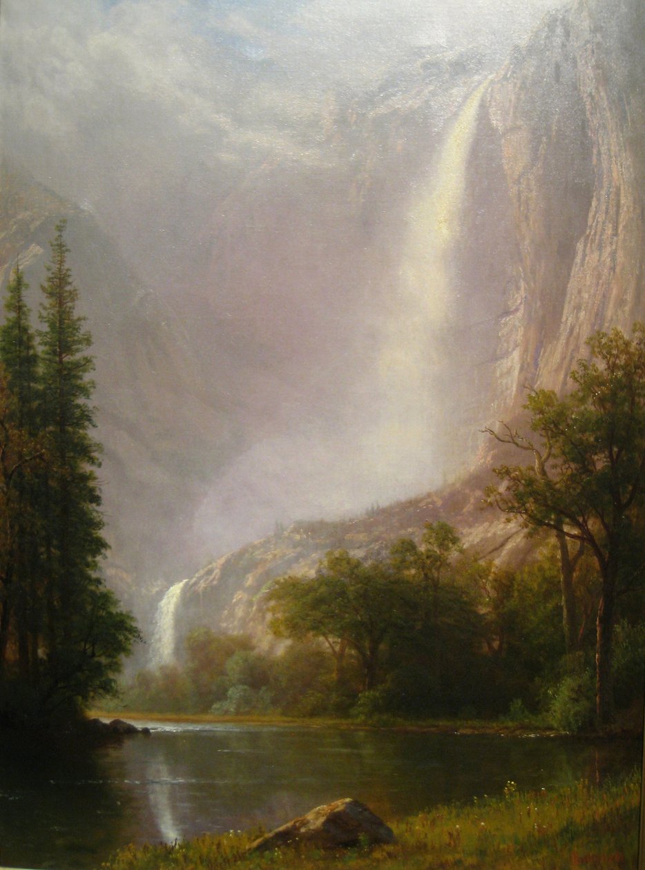 Wodospady Yosemite autorstwa Albert Bierstadt