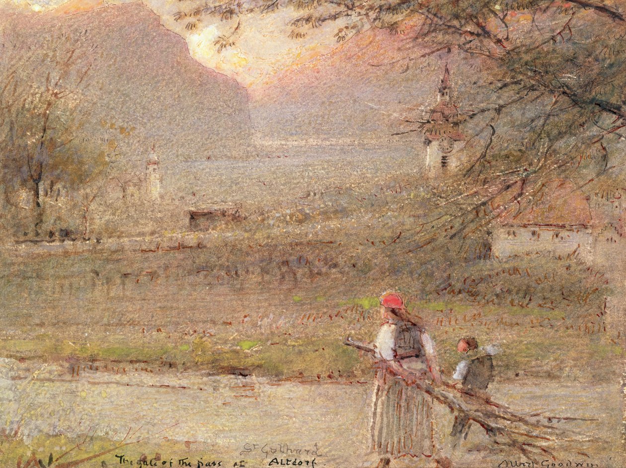 Altdorf autorstwa Albert Goodwin