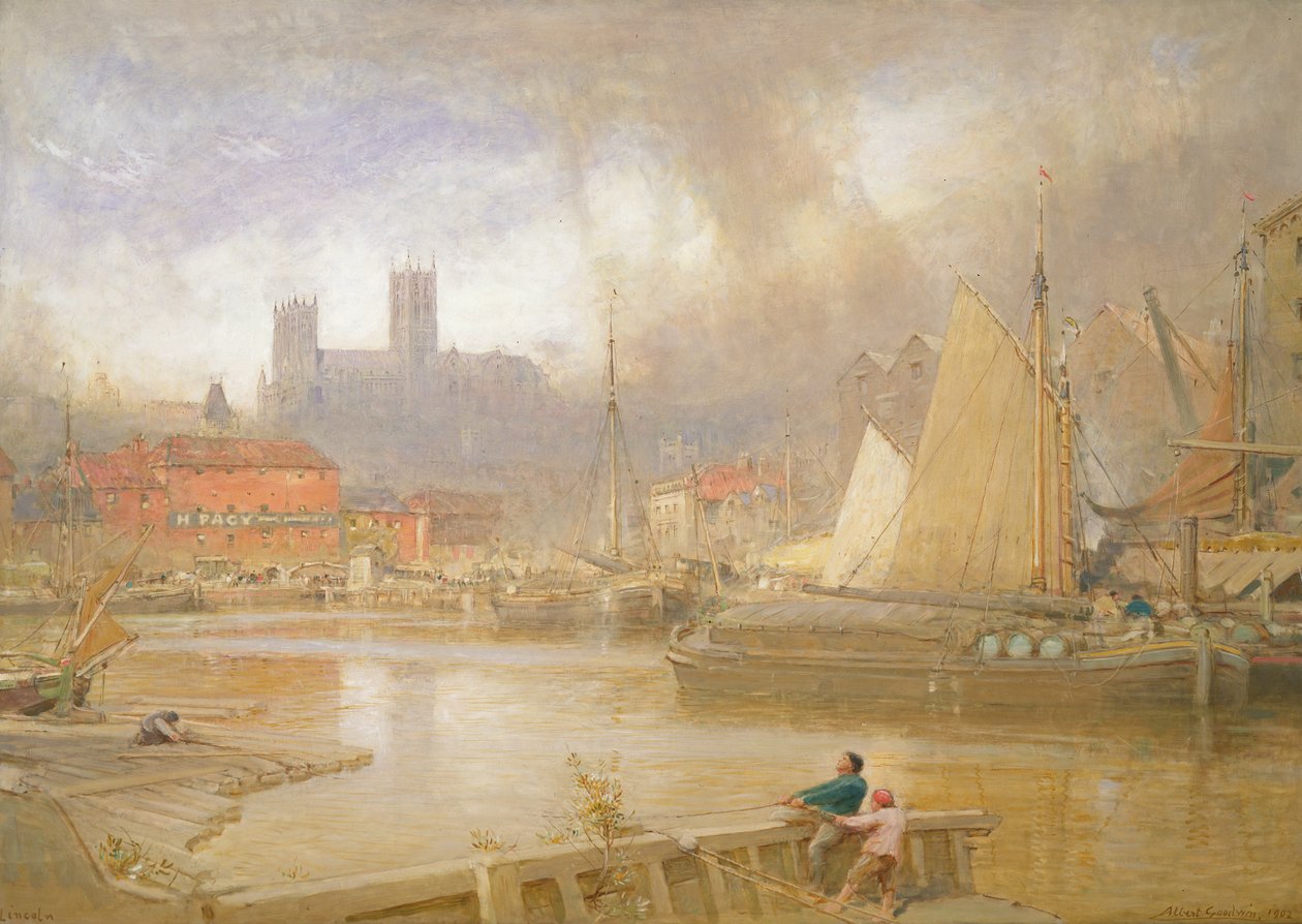 Lincoln autorstwa Albert Goodwin