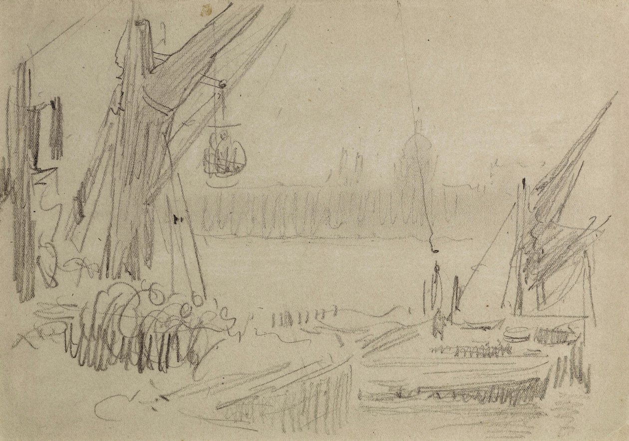 Nad Tamizą, ok. 1890 autorstwa Albert Goodwin