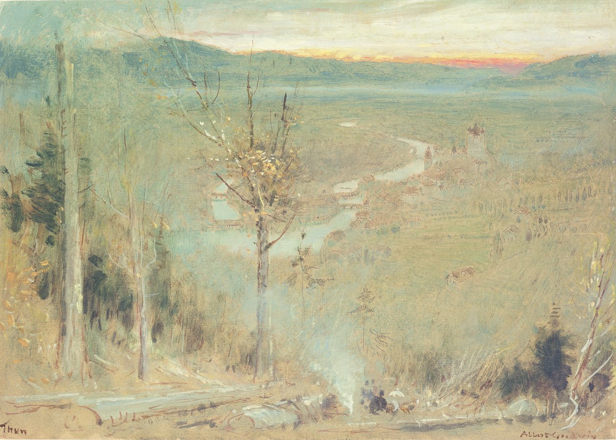 Thun, Szwajcaria autorstwa Albert Goodwin