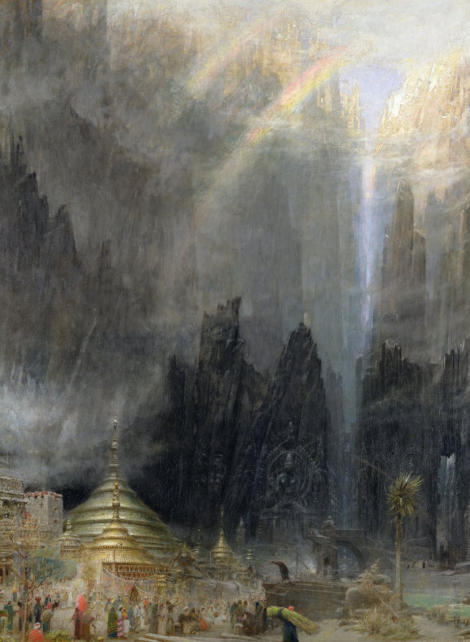 Pod dachem świata, 1897 autorstwa Albert Goodwin