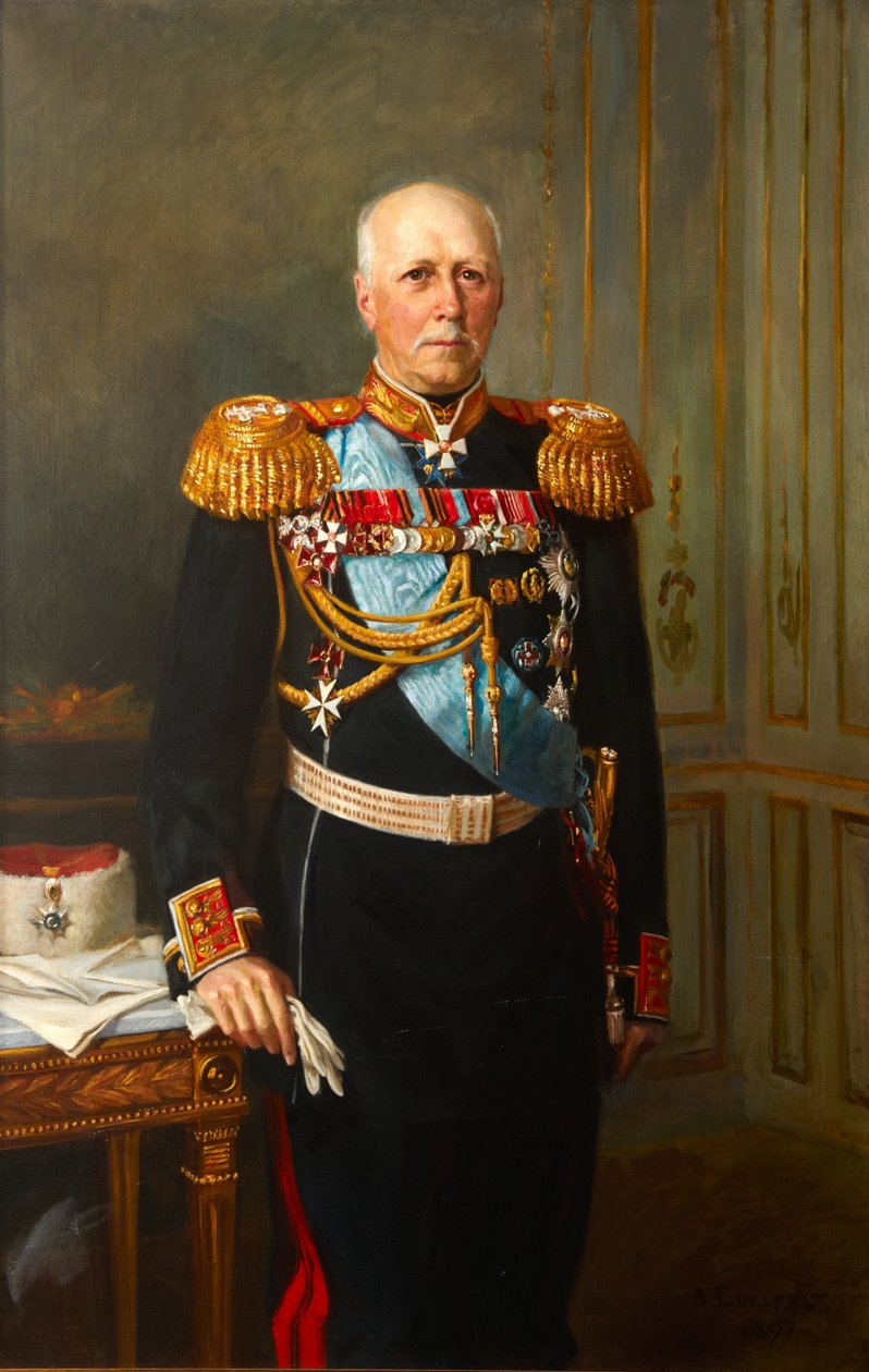 Hrabia Pavel Schuvaloff, gubernator warszawski, 1897 autorstwa Albert Gustaf Aristides Edelfelt