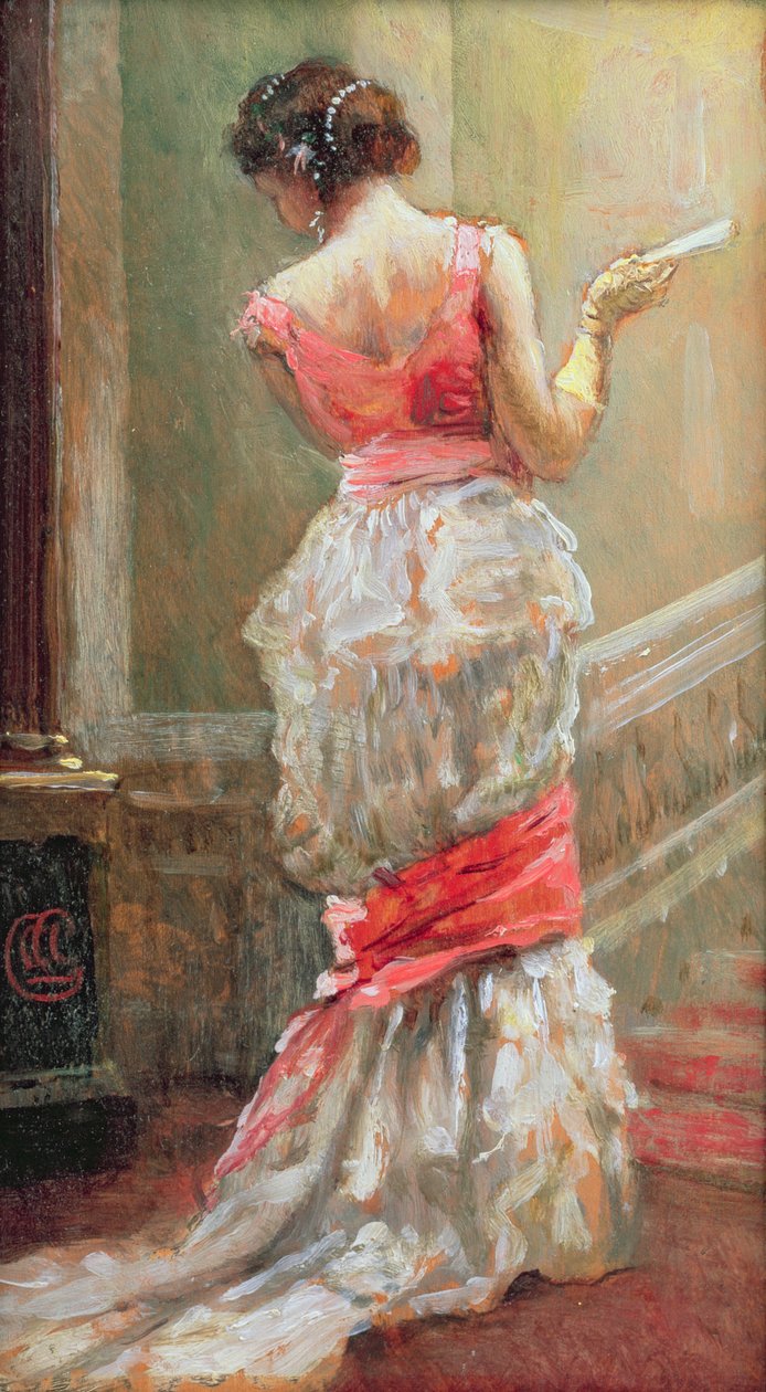 Dama z wachlarzem autorstwa Albert Jnr. Ludovici