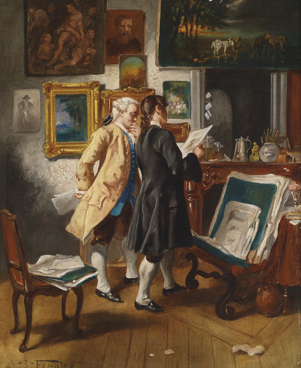 U antykwariatu autorstwa Albert Josef Franke