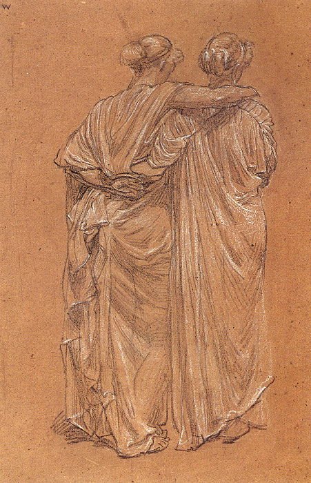Badanie dwóch kobiet autorstwa Albert Joseph Moore
