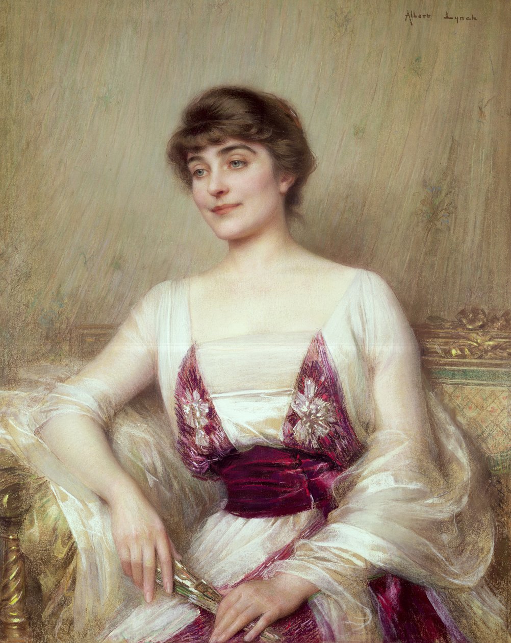 Portret hrabiny autorstwa Albert Lynch
