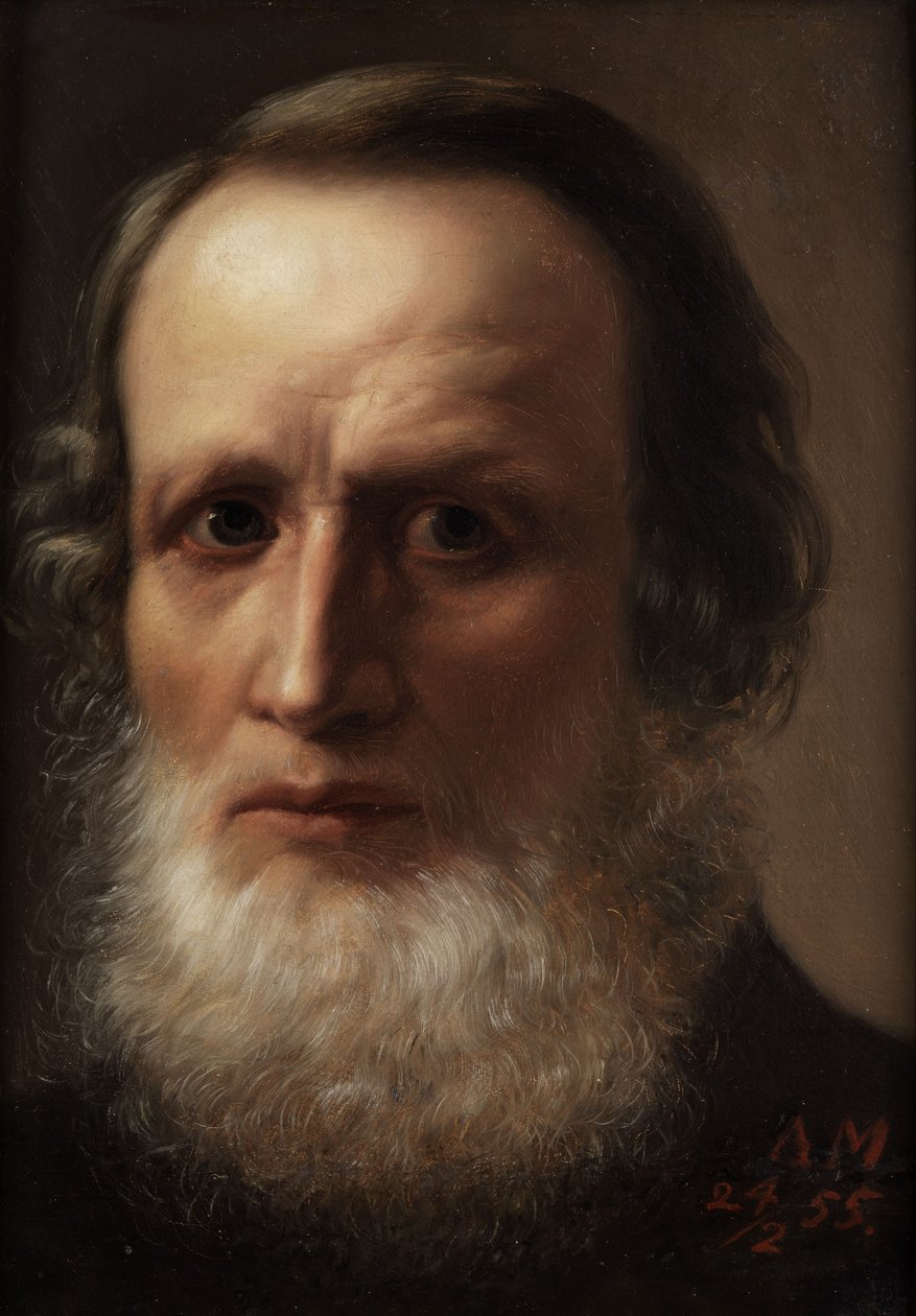 Portret dżentelmena z siwą brodą autorstwa Albert Mirsalis