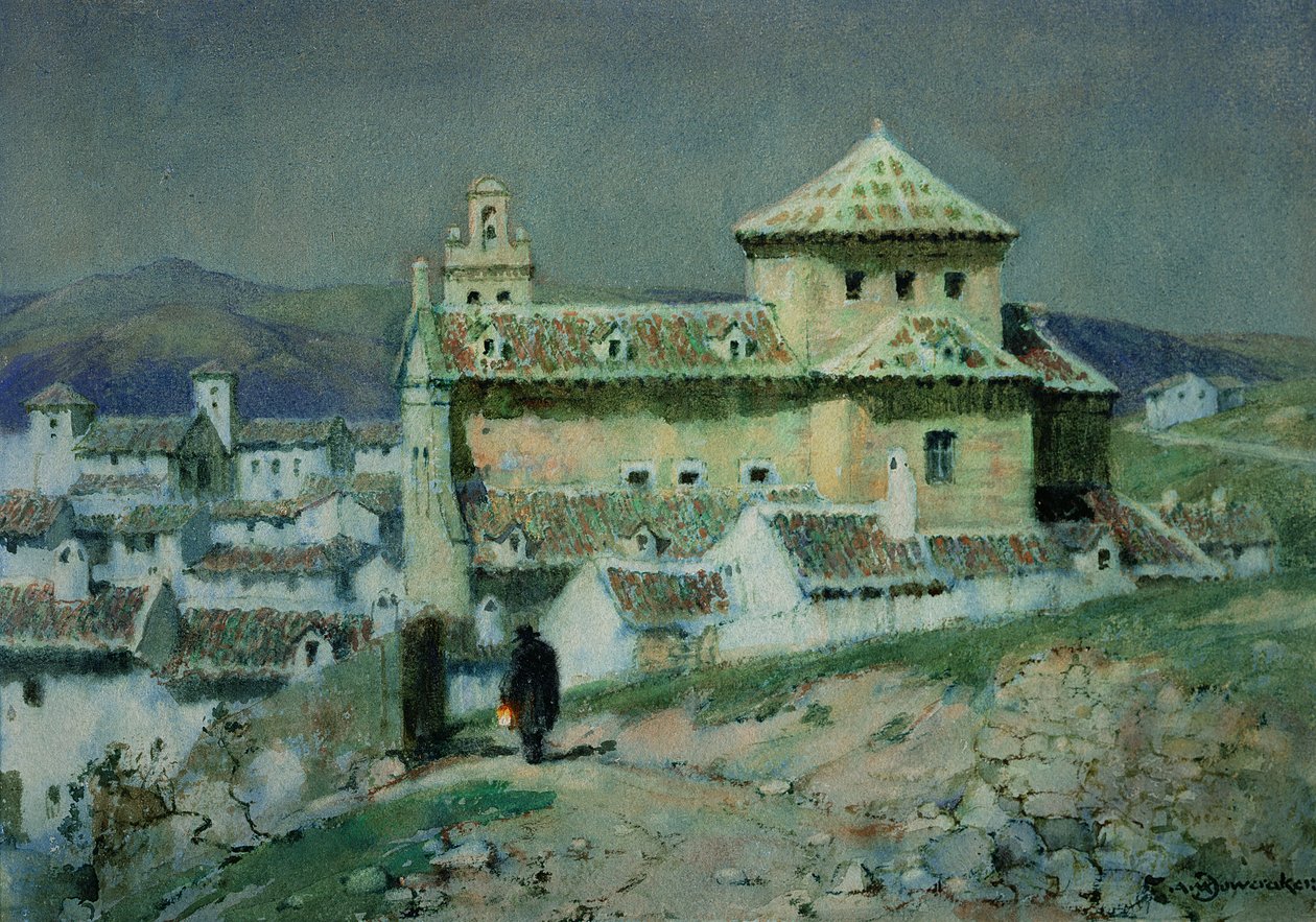 Klasztor Wcielenia, Antequera, Hiszpania autorstwa Albert Moulton Foweraker