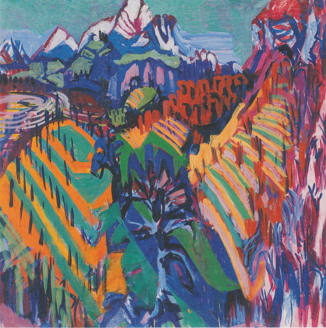 Winnice w Ticino autorstwa Albert Muller