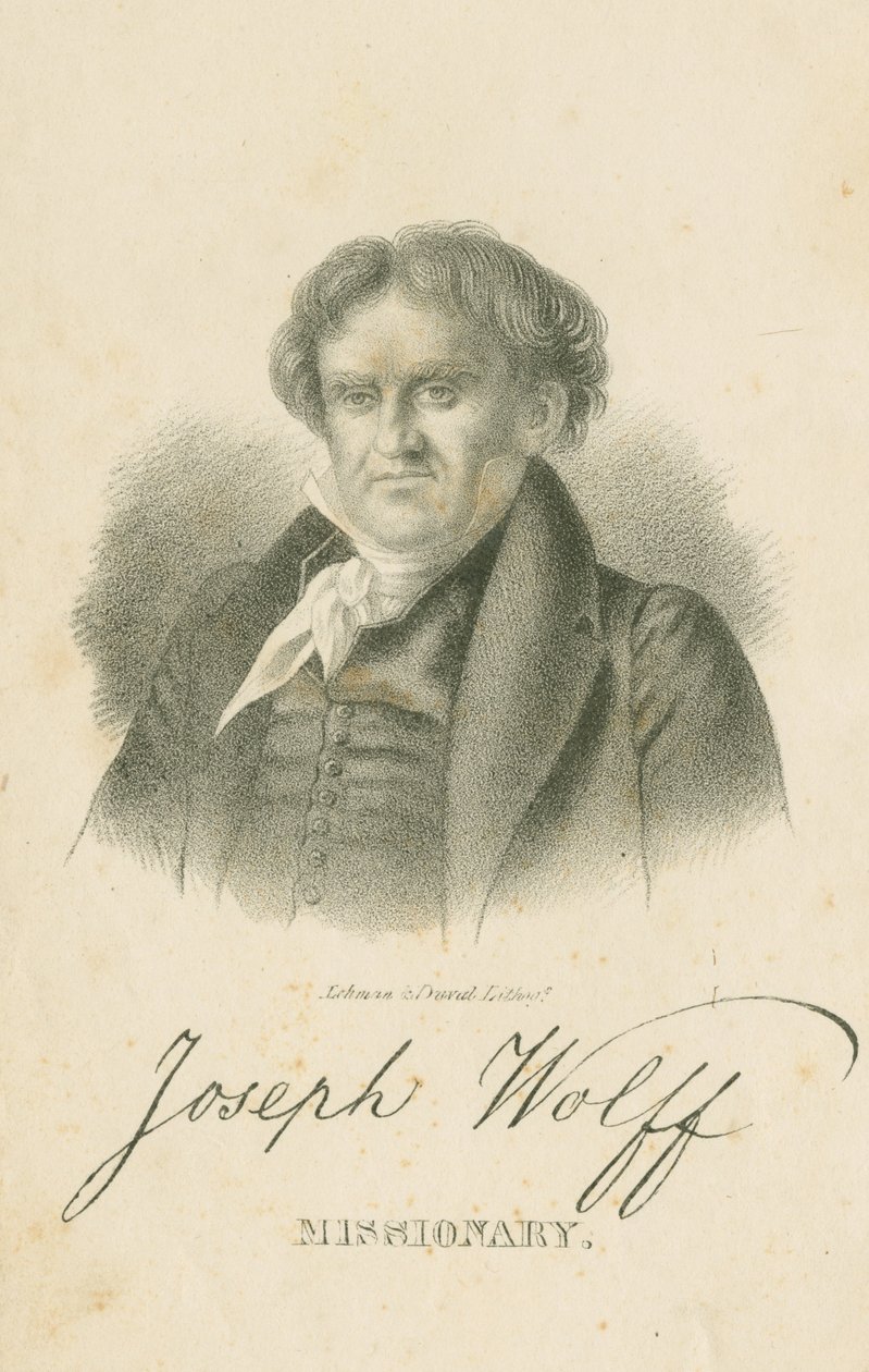Joseph Wolff, misjonarz, 1835 autorstwa Albert Newsam