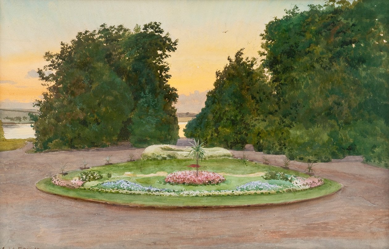 Wieczór w Parku autorstwa Albert Nikolaevich Benois