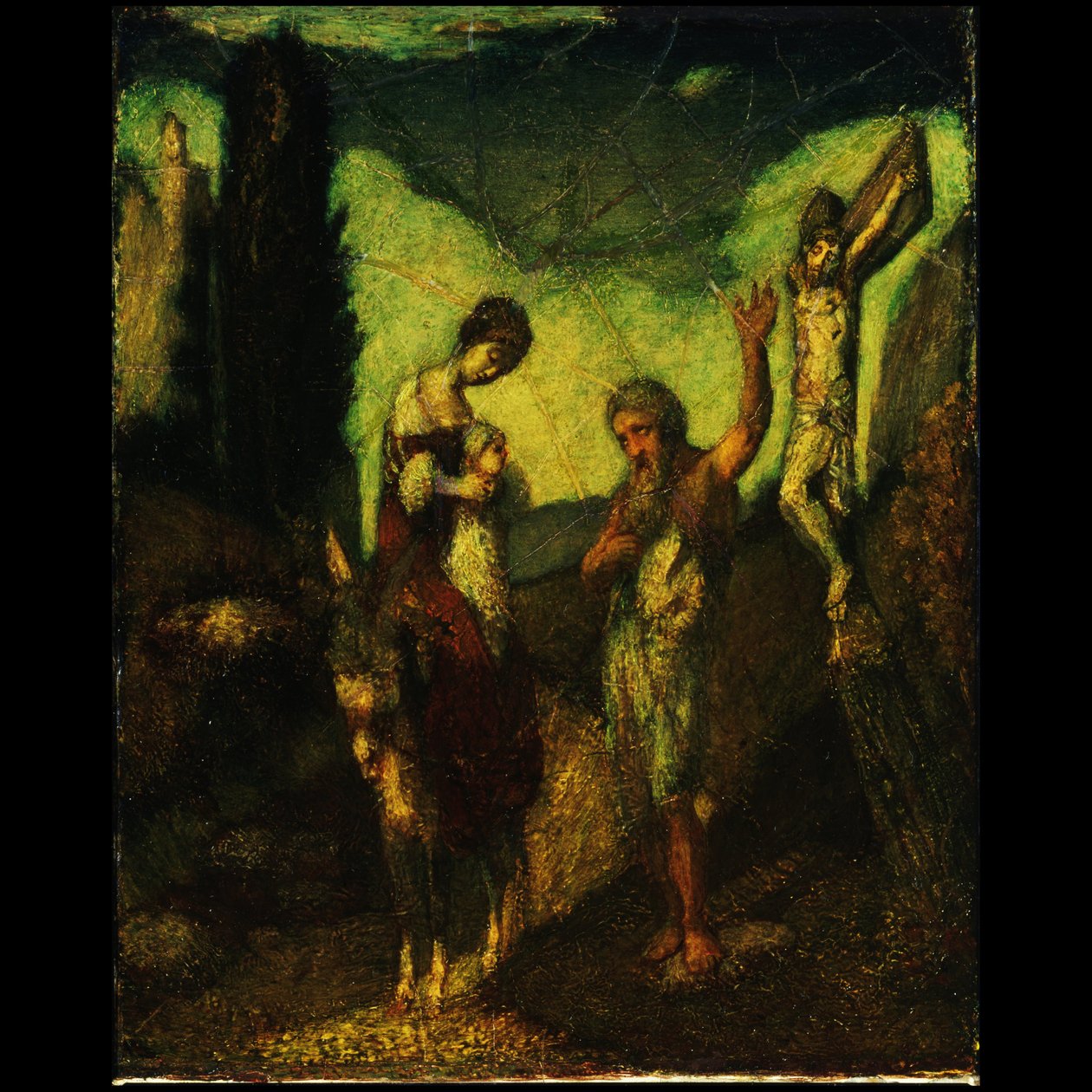 Historia krzyża autorstwa Albert Pinkham Ryder