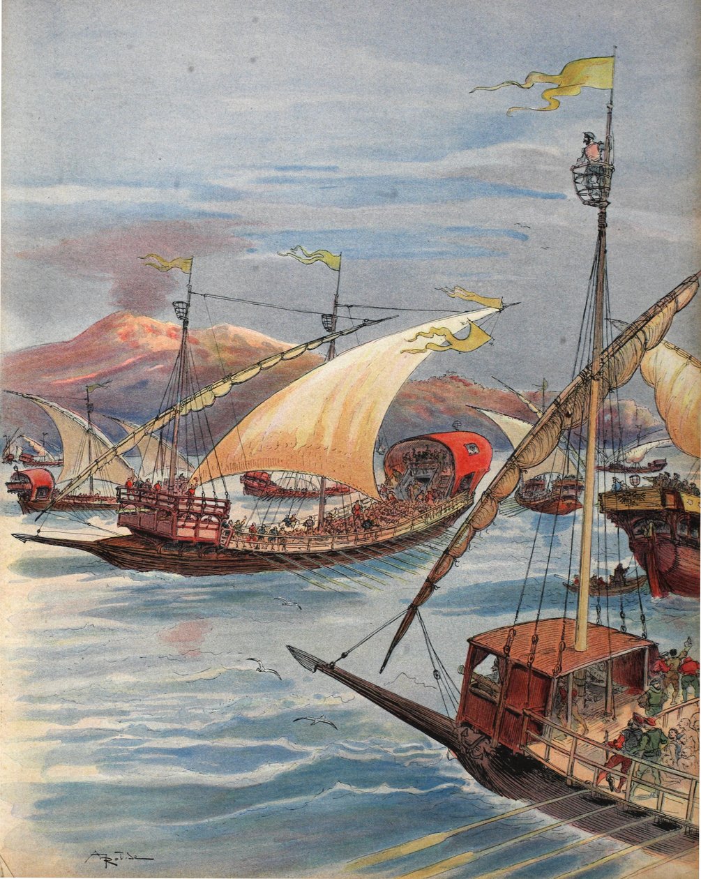 Flota Dorii, Neapol, ilustracja z 