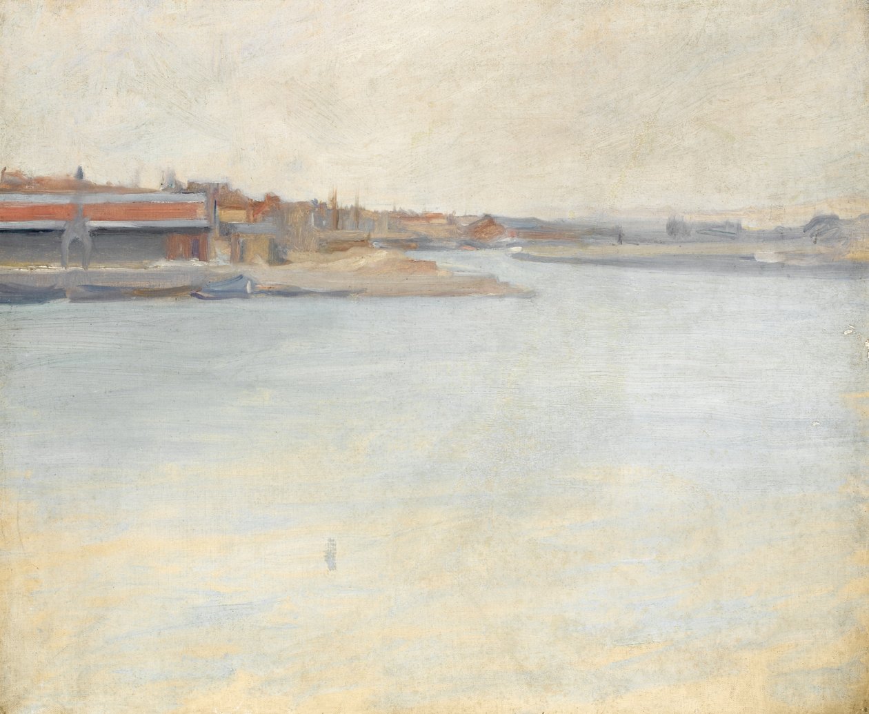 Boulogne sur Mer - widok na Port autorstwa Albert de Belleroche