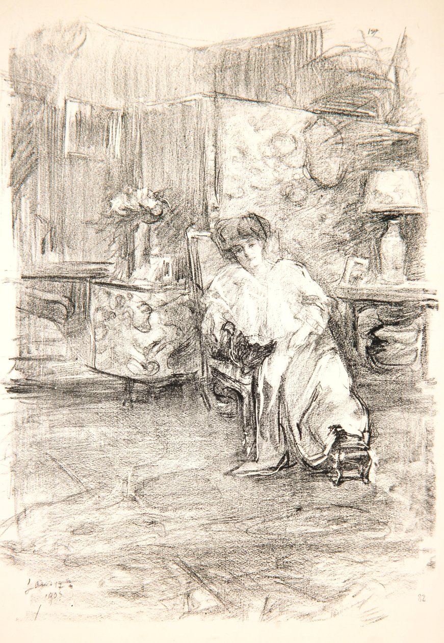 Wywiad, Ferby Lodge, 1905 autorstwa Albert de Belleroche
