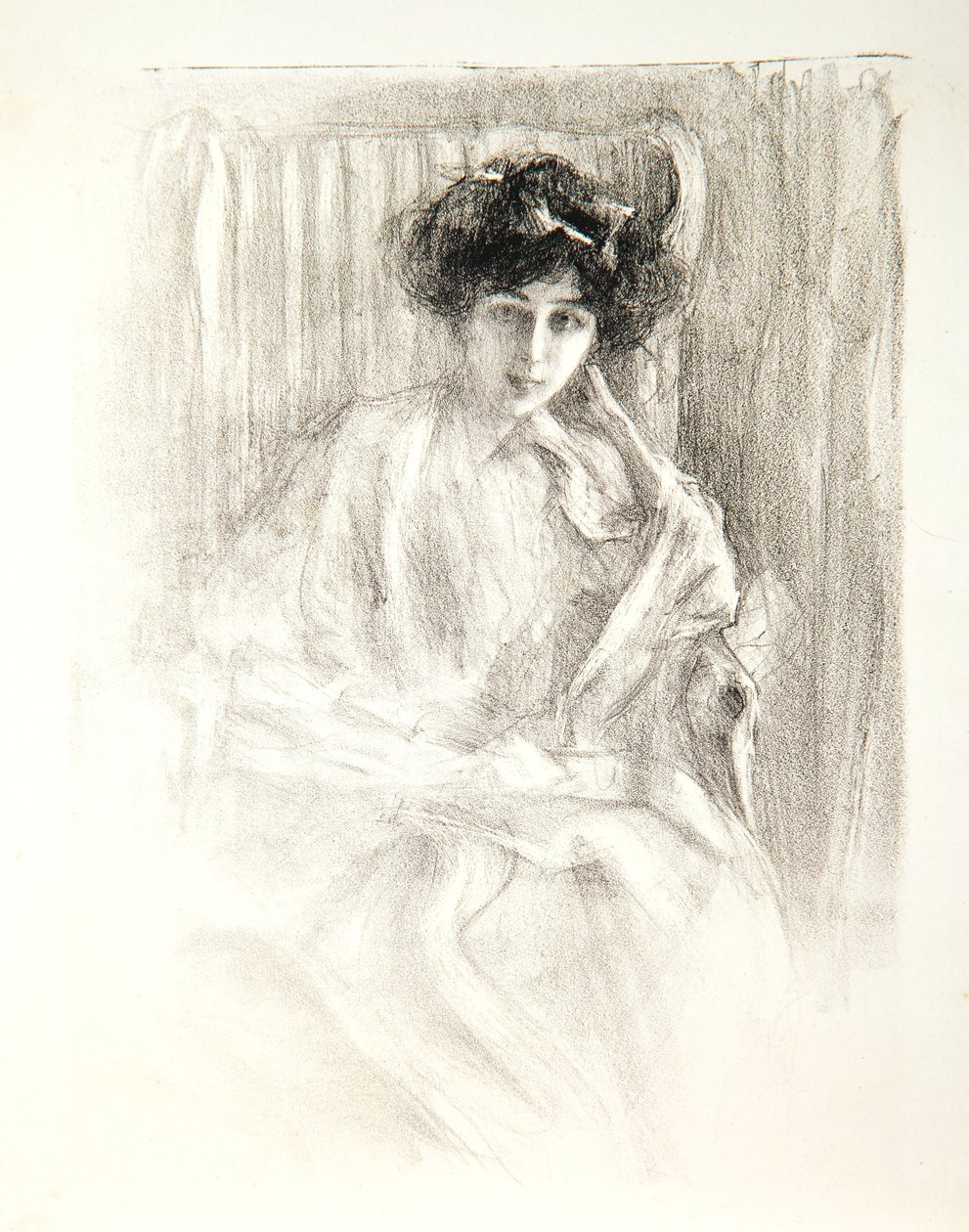 Madame Dayot, siedząca, 1907 autorstwa Albert de Belleroche