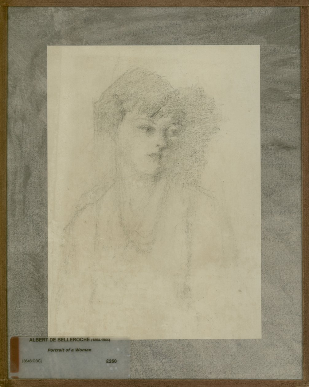 Portret kobiety autorstwa Albert de Belleroche