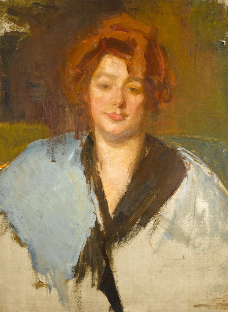 Portret, prawdopodobnie Alice Millbank, matki artystów autorstwa Albert de Belleroche