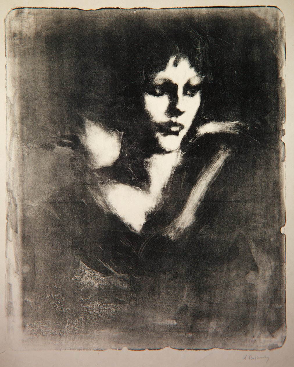 Róża, 1917 autorstwa Albert de Belleroche