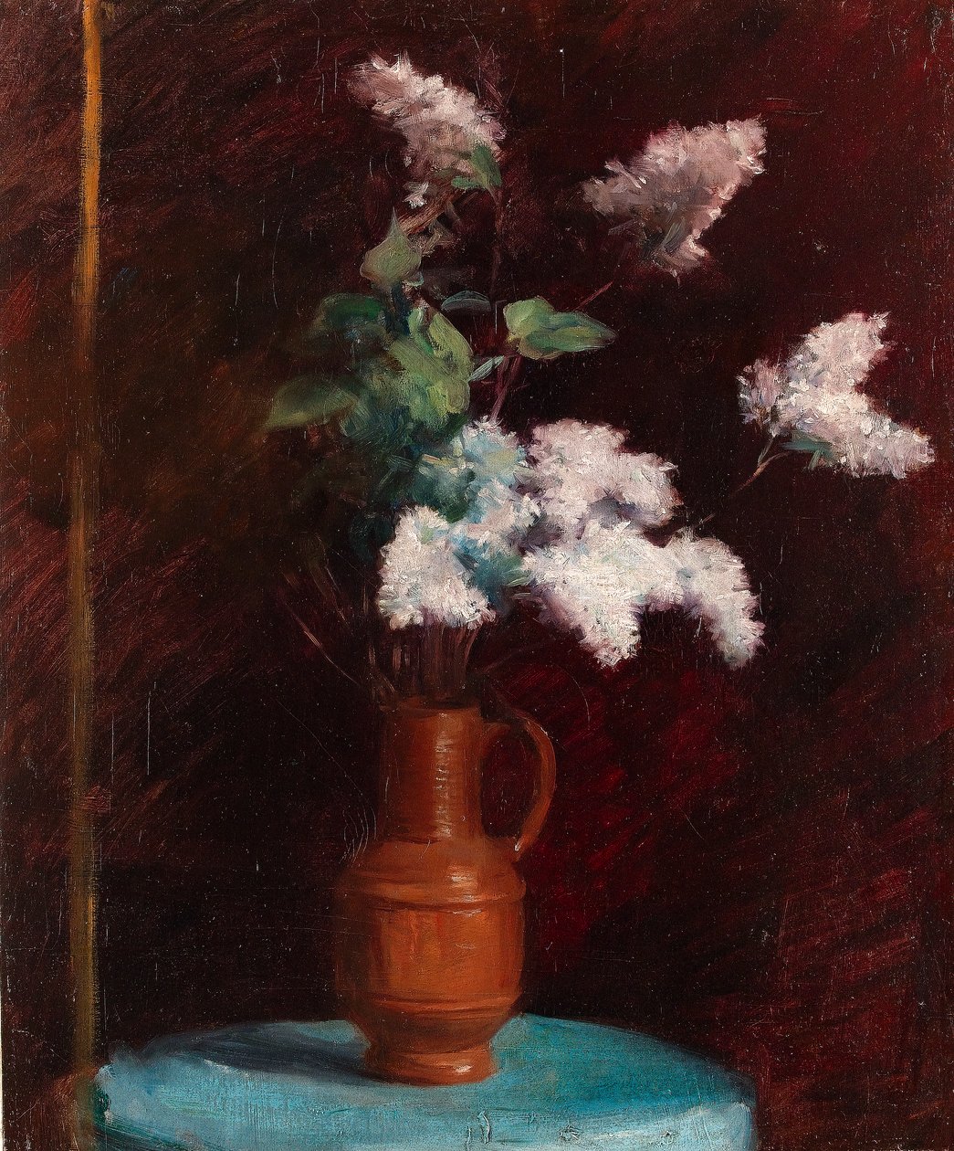 Martwa natura z białymi bzami autorstwa Albert de Belleroche