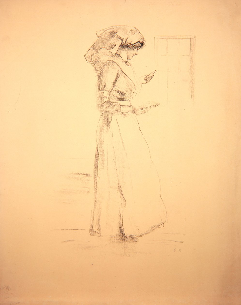 Pielęgniarka, 1916 autorstwa Albert de Belleroche