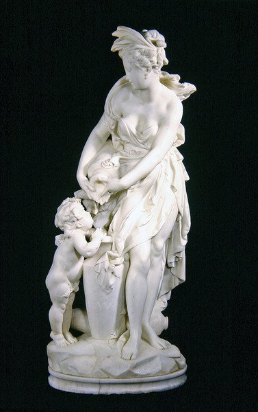 La Source (biały marmur) autorstwa Albert Ernest Carrier Belleuse