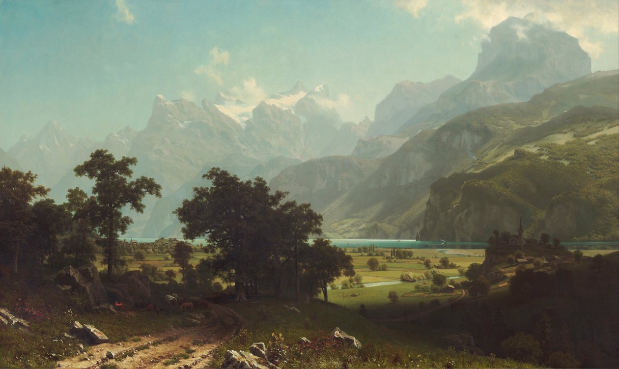 Jezioro Czterech Kantonów autorstwa Albert Bierstadt