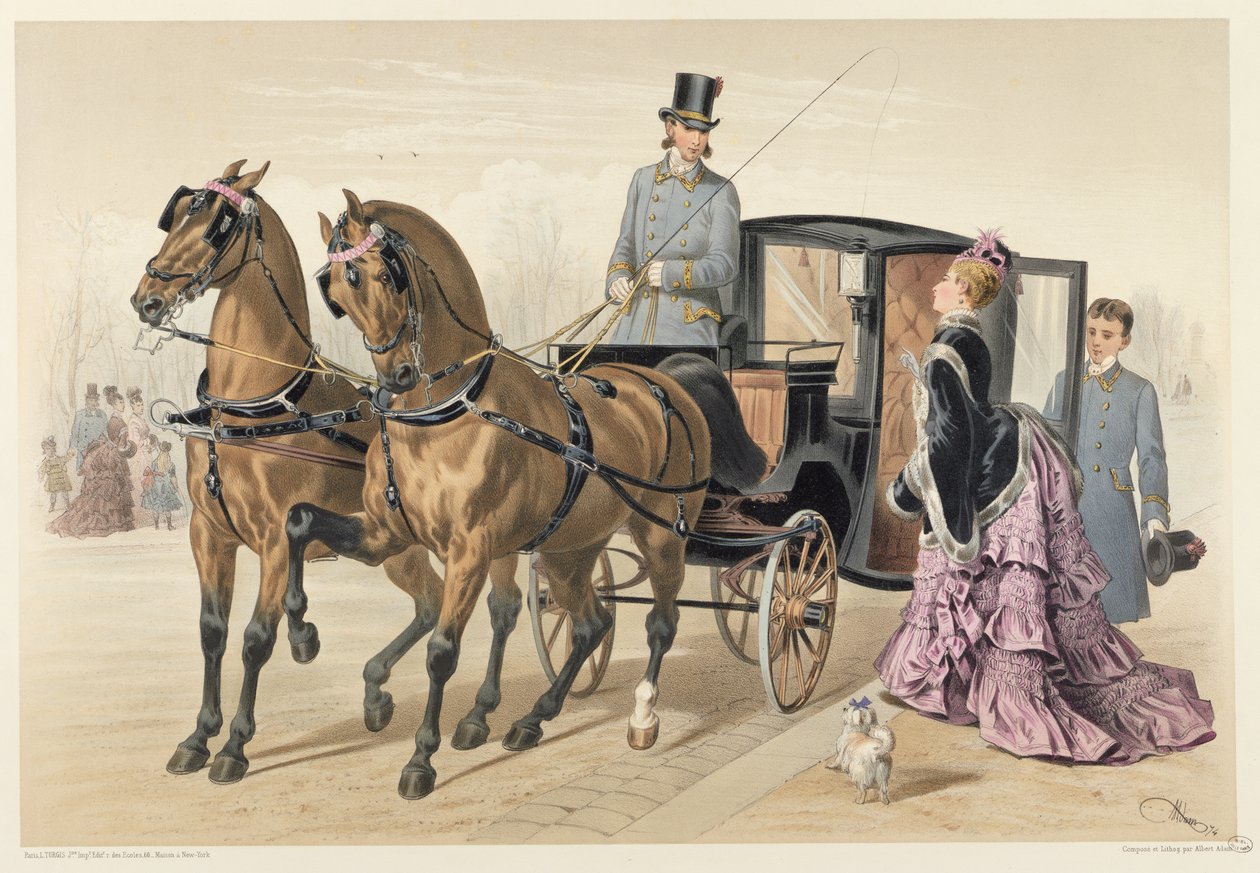 Konie angielskie autorstwa Albert Adam
