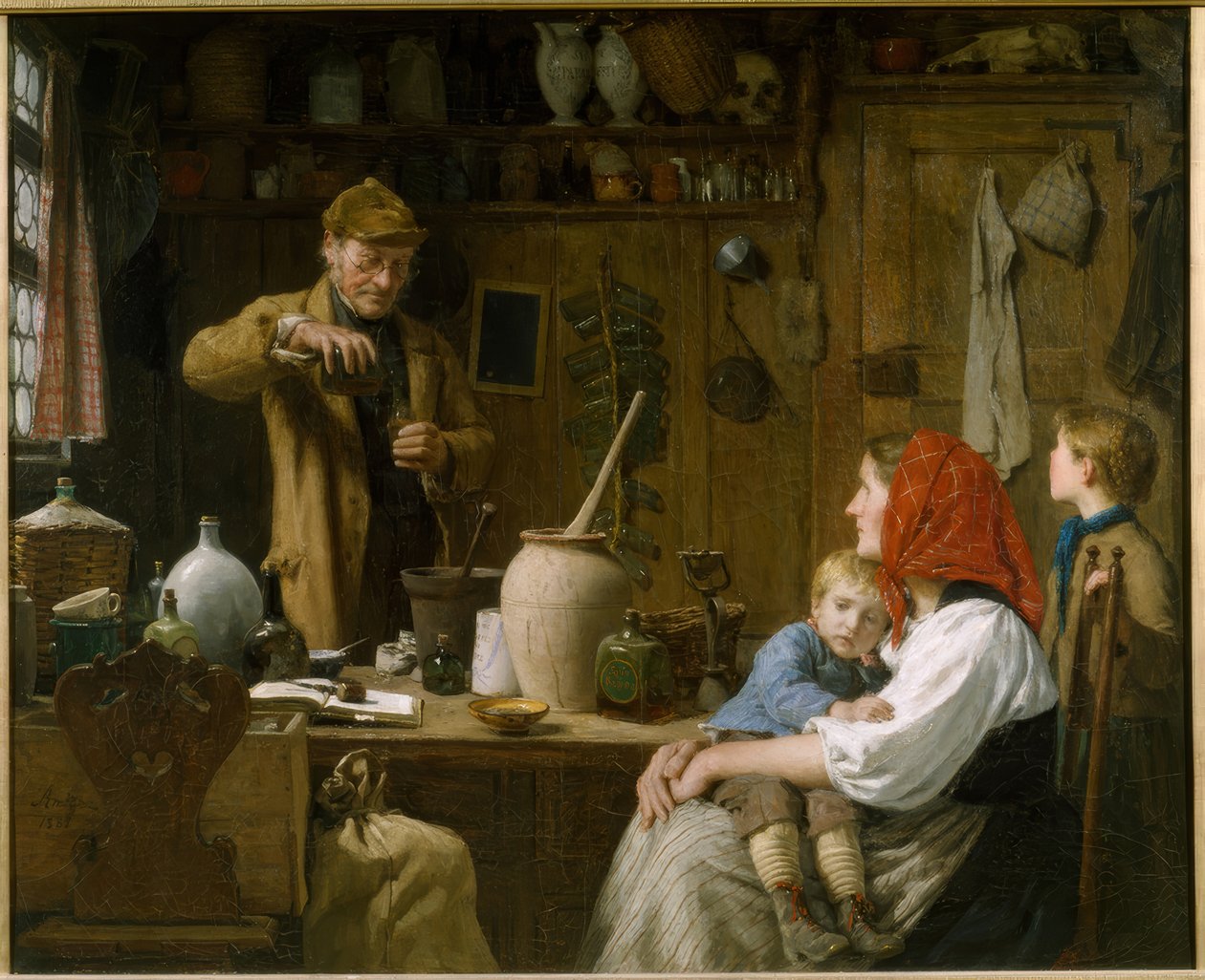 Znachor autorstwa Albert Anker