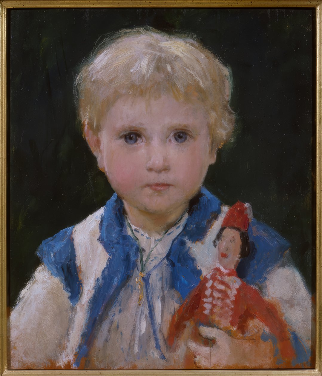 Dziewczyna ze skakanką autorstwa Albert Anker