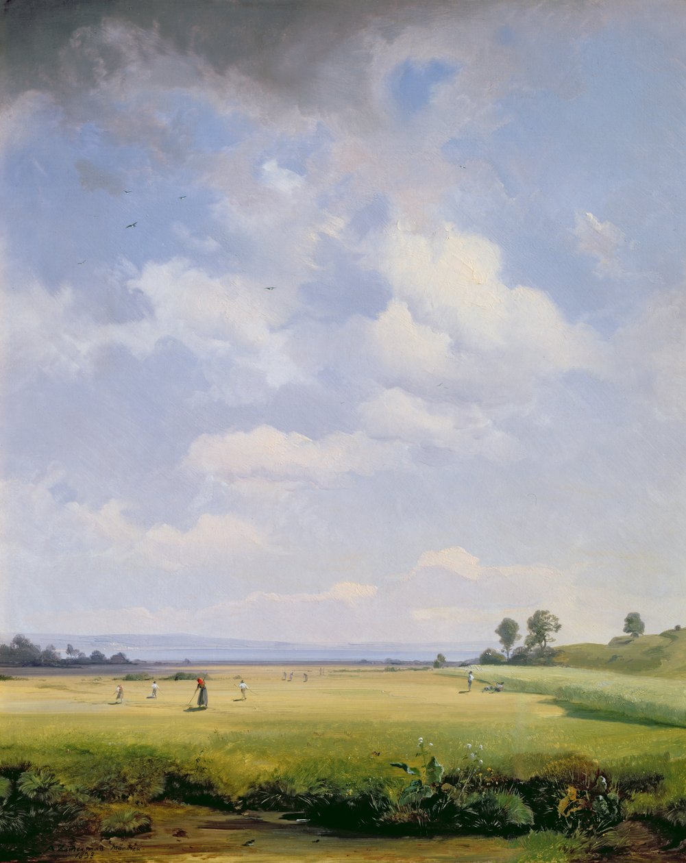 Sianokosy, 1838 autorstwa Albert August Zimmermann