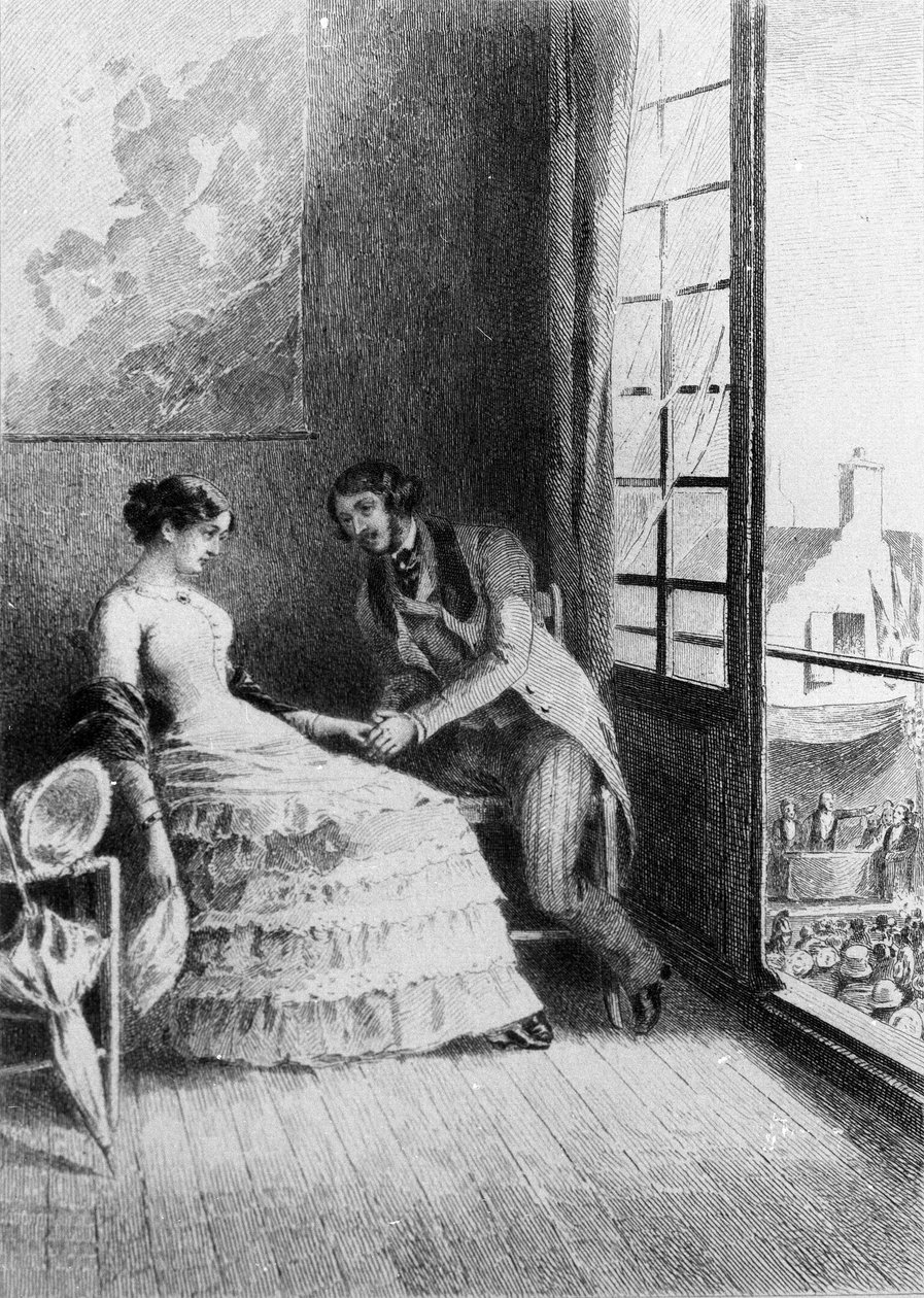 Ilustracja do powieści „Madame Bovary” Gustave