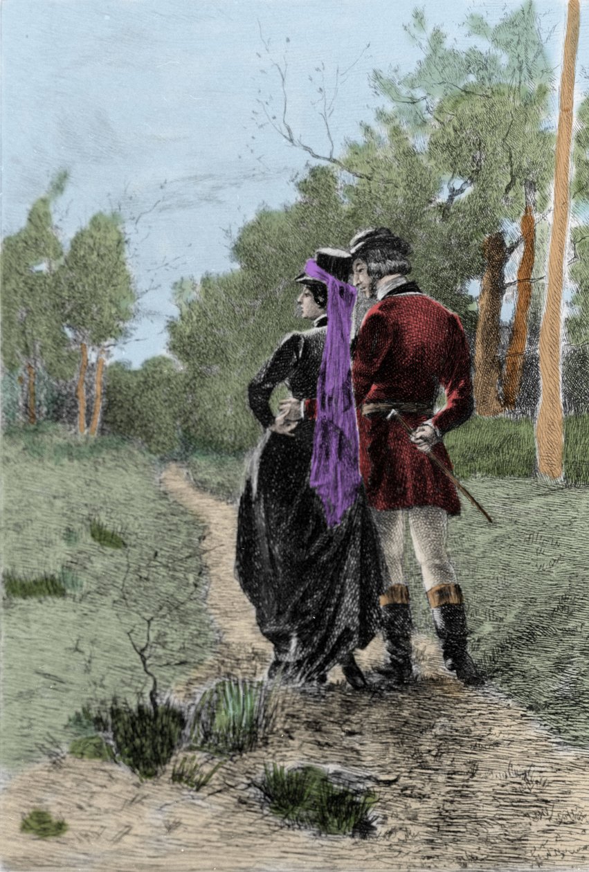 Ilustracja do powieści „Madame Bovary” Gustave
