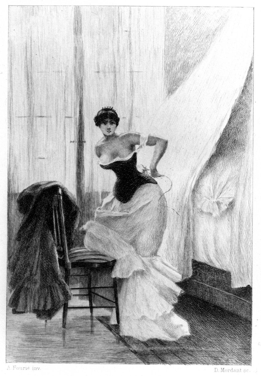 Madame Bovary Gustave Flaubert, ilustracja Albert Fourié autorstwa Albert Auguste Fourie