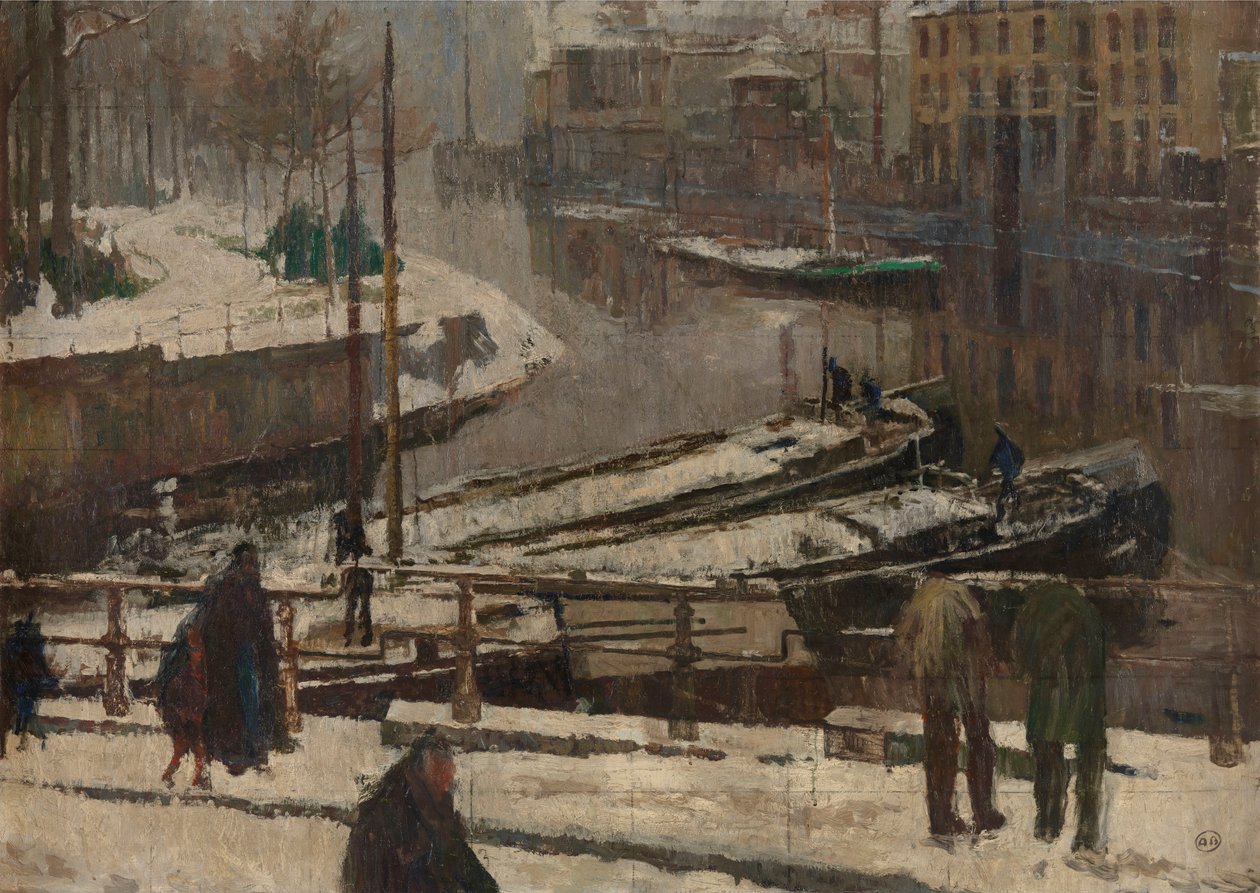 Odwilż w Gandawie autorstwa Albert Baertsoen