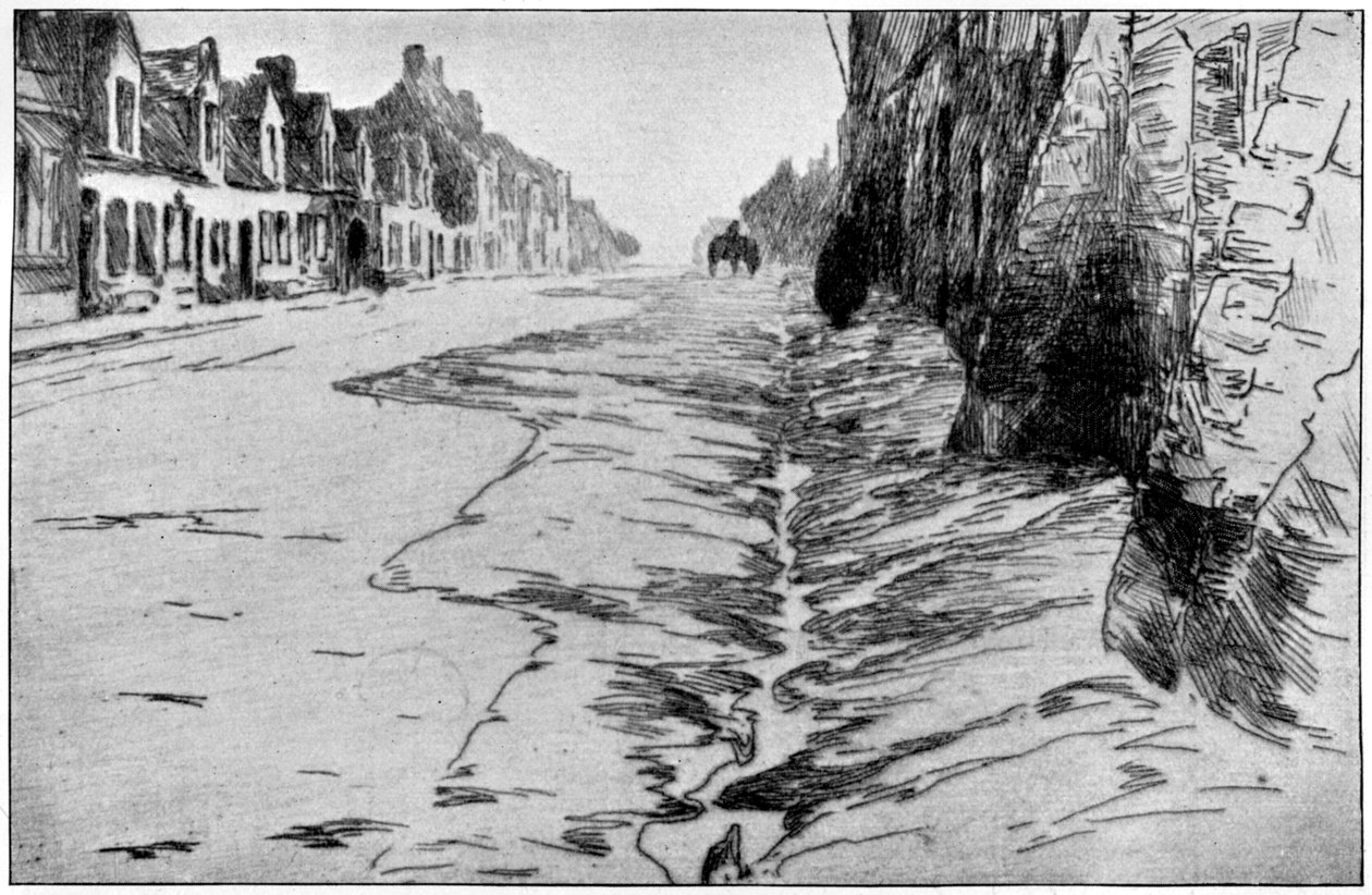 High Street, Flandria, 1898. autorstwa Albert Baertsoen