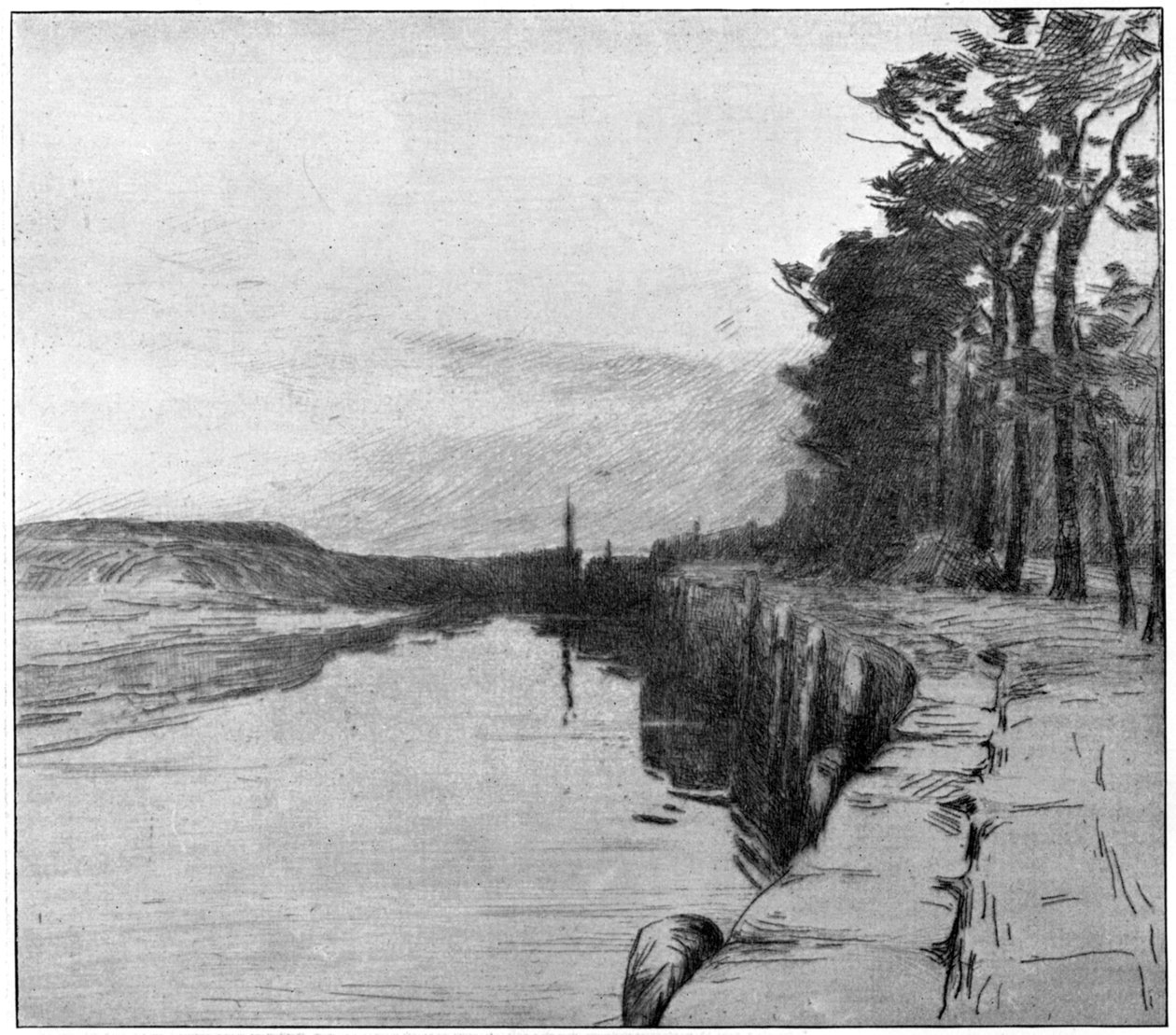 Stary Port, Veere, 1898. autorstwa Albert Baertsoen