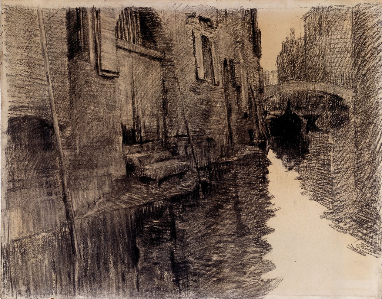 Ponte San Francesco w Wenecji autorstwa Albert Baertsoen
