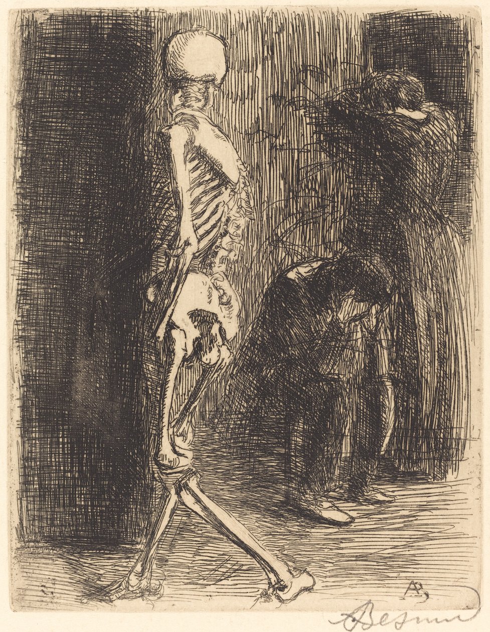 Po wizycie autorstwa Albert Besnard
