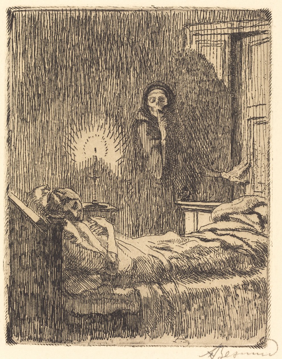 Dyskretny autorstwa Albert Besnard