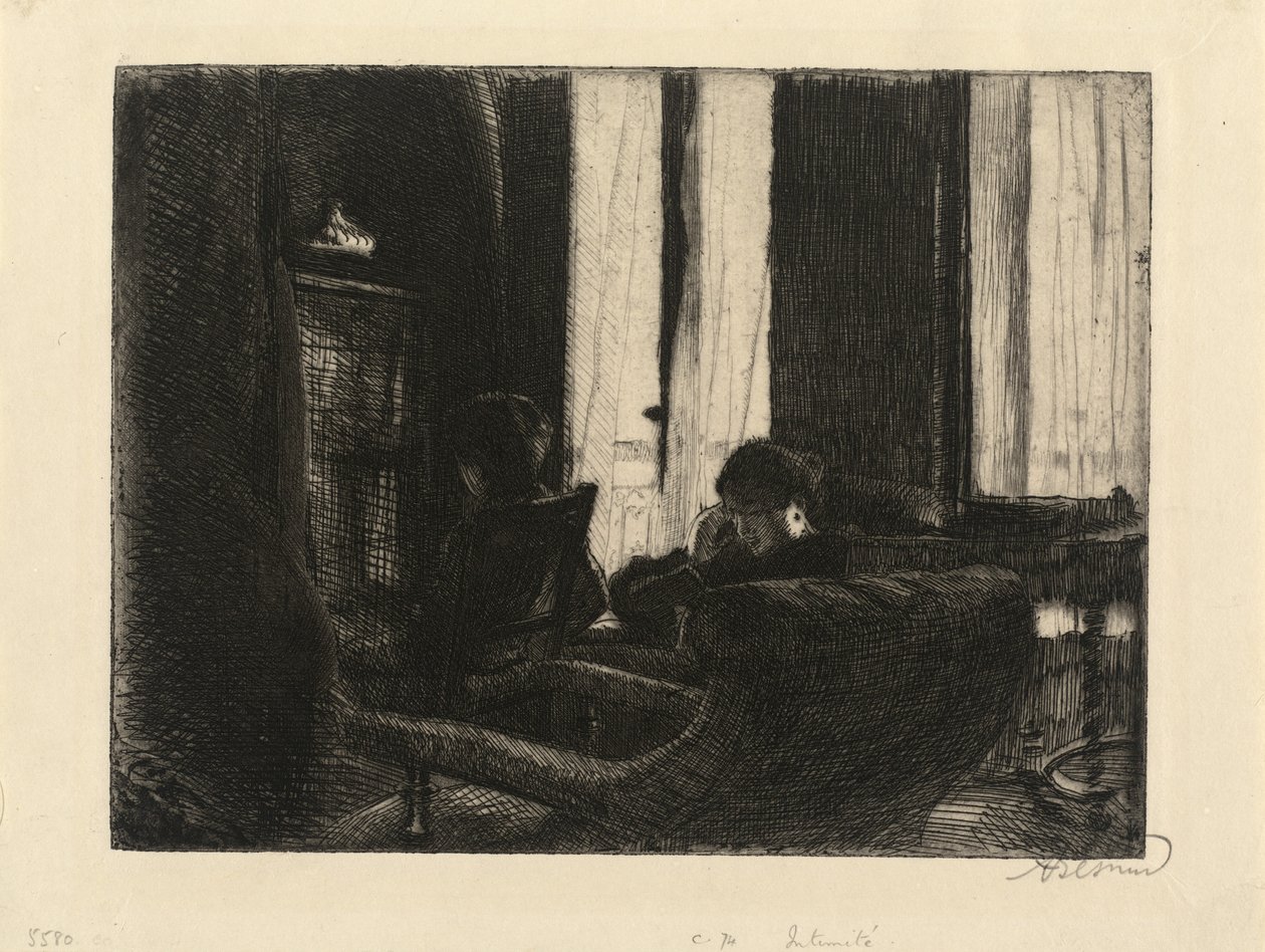 Intymność autorstwa Albert Besnard