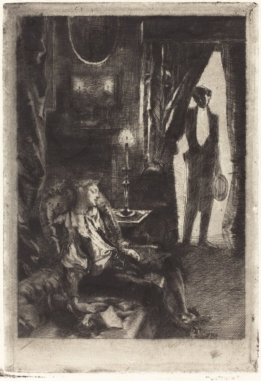 Iza śpi autorstwa Albert Besnard